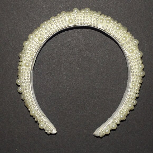 Ivory Pearl headband - Picture 3 of 3